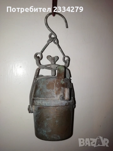 Автентична карбидна лампа-мини, много рядък модел. , снимка 4 - Антикварни и старинни предмети - 53027676