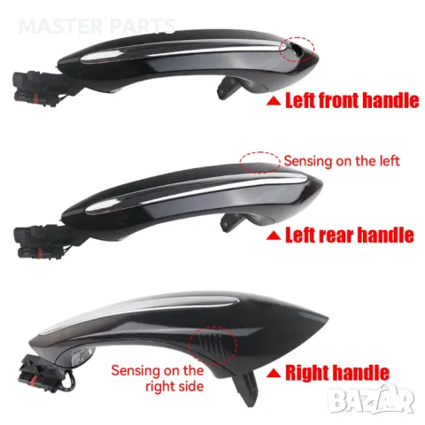 Keyless Go LED дръжки BMW F07 F10 F06 F11 F01 F02 F04 - НОВИ, снимка 6 - Части - 50179609