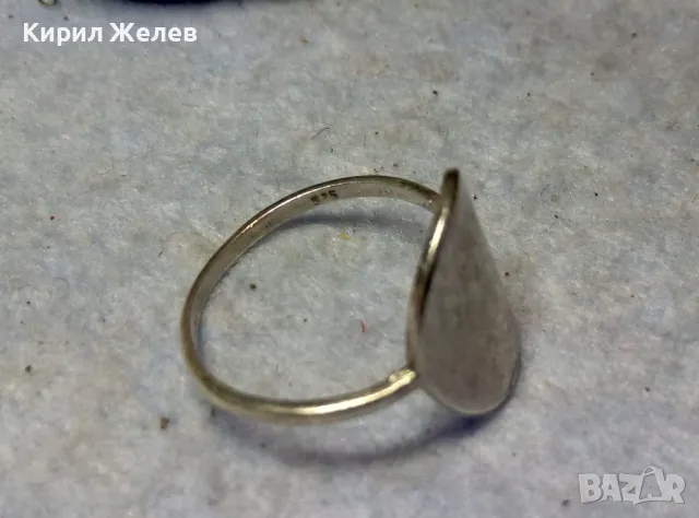 СТИЛЕН ВИНТИДЖ АРТ СРЕБЪРЕН ПРЪСТЕН СРЕБРО 925 КРАСИВА РЪЧНА БИЖУТЕРСКА ИЗРАБОТКА 13701, снимка 10 - Пръстени - 49606423