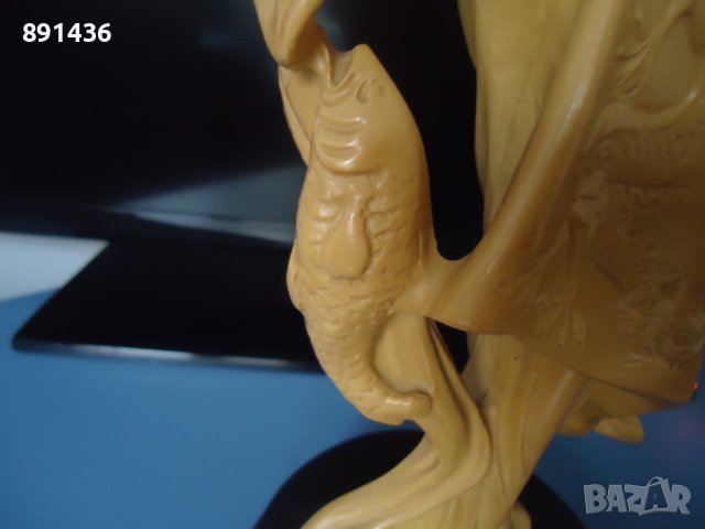 Голяма фигура статуетка японка риби шаран, снимка 10 - Статуетки - 38885102