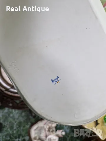 Голямо уникално антикварно колекционерско порцеланово плато Herend , снимка 7 - Декорация за дома - 47629136