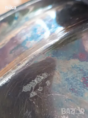 Посребрена английска кошничка за плодове, снимка 3 - Прибори за хранене, готвене и сервиране - 49832020