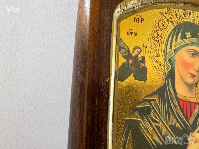 Икона 17.6 х 12.8 х 1.8 см + подарък мини икона, снимка 10 - Икони - 51152617