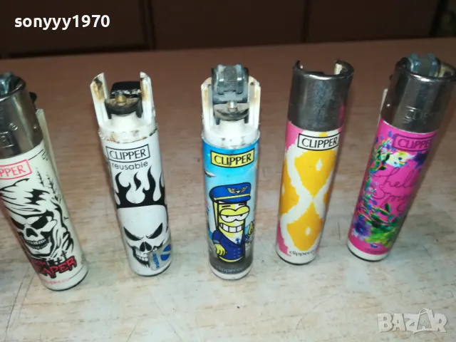 CLIPPER-ЛОТ 6-ЗАПАЛКИ ЗА КОЛЕКЦИЯ 10БР ЗА 65ЛВ 2512241710, снимка 15 - Колекции - 48457587