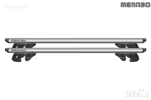 Напречни греди багажник MENABO Dozer XXL за стандартен рейлинг 150см