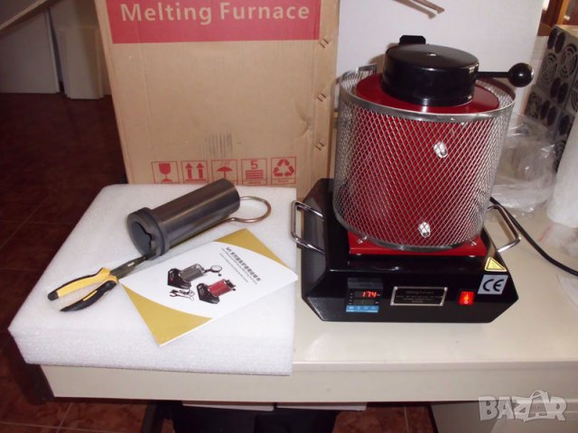 Нова Електрическа пещ за топене на метали (злато), снимка 11 - Други инструменти - 22907950