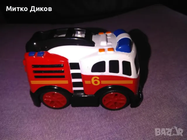 Колекционерска количка Firebrigade Car - Imaginarium COMIC-CARS – Circle Toys метална Испания, снимка 2 - Колекции - 50166094