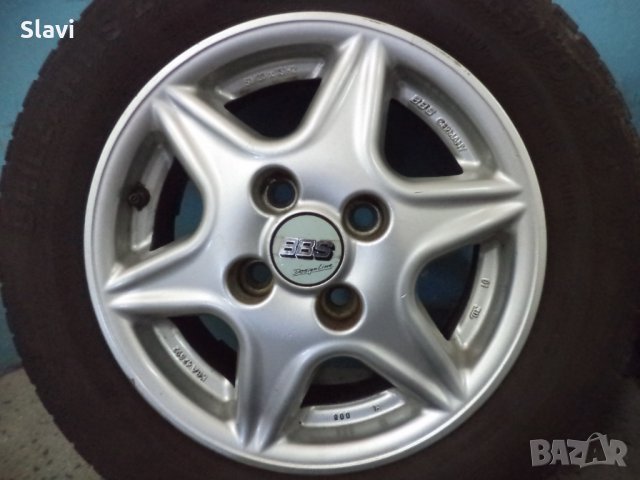 BBS djanti s gumi 165/70R13 4X100 et38 5,5j za Opel,VW,Reno , снимка 6 - Гуми и джанти - 26674315
