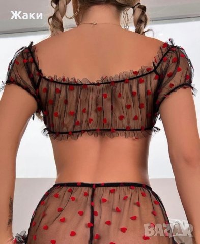 Дамски комплект секси бельо, снимка 2 - Бельо - 43342852