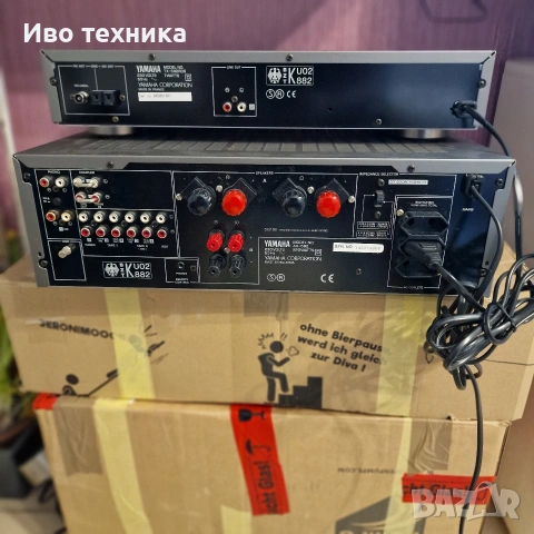 ,YAMAHA AX- 592/ TX-592 RDS, снимка 6 - Ресийвъри, усилватели, смесителни пултове - 53215487