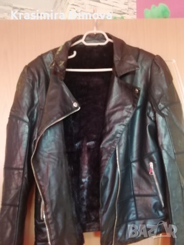 Кожено яке, снимка 7 - Якета - 38195161