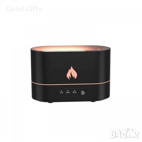 Арома Дифузер за етерични масла и овлажнител за въздух с ефект на пламък 180 мл., снимка 2 - Други - 38103031