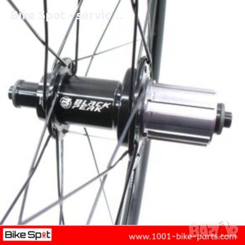 700C DT Swiss-Black Peak Clincher TLR Wheelset Капли Шосе Комплект, снимка 3 - Части за велосипеди - 43096708