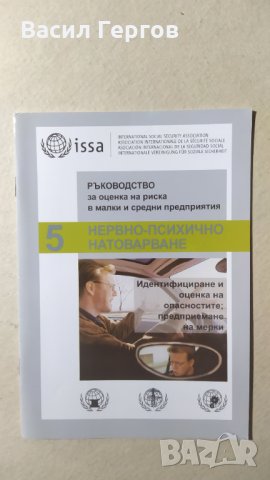 НЕРВНО-ПСИХИЧНО НАТОВАРВАНЕ РЪКОВОДСТВО за оценка на риска в малки и средни предприятия, снимка 1 - Специализирана литература - 32606621