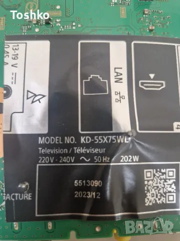 SONY KD-55X75WL 101697451 APS-434/B HV550QUBF1L BOEI550WQ1, снимка 3 - Части и Платки - 49992378