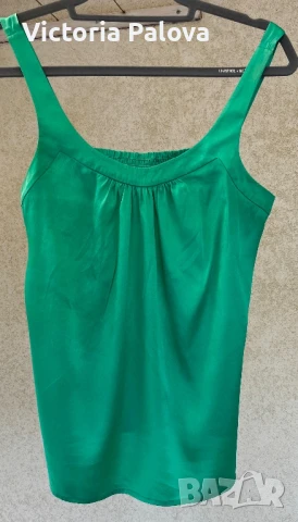 Красив копринен топ/ потник JOE TAFT, снимка 3 - Корсети, бюстиета, топове - 51311827