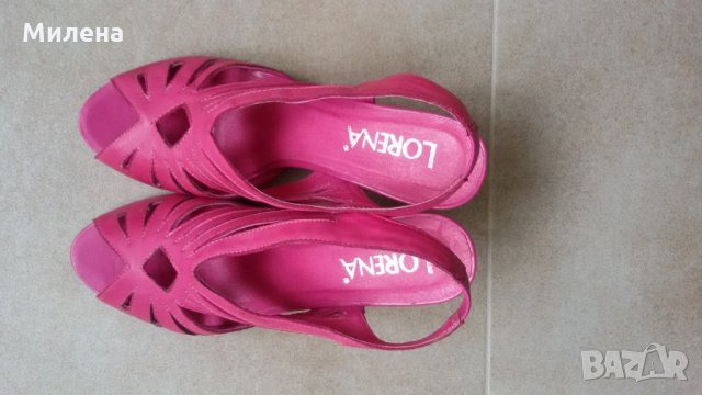 Италиански сандали Lorena с подарък чехли на ТОП цена, снимка 3 - Сандали - 27963953