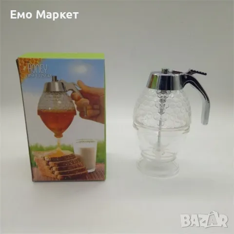 Бутилка-дозатор за мед, снимка 4 - Други - 50220454