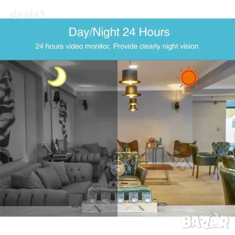 K1A-WA WiFi Интелигентна Безжична IP Камера, снимка 9 - IP камери - 50065130