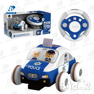 Полицейска кола с дистанционно, изработена от мек текстил , снимка 8 - Коли, камиони, мотори, писти - 47897217