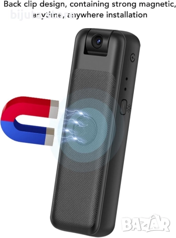 Мини Wifi body camera камера за тяло с Wifi и въртящ се обектив 180°, снимка 5 - HD камери - 52418683