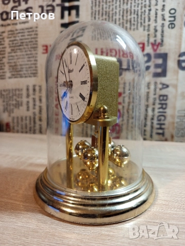 Настолен Часовник"Hermle", снимка 2 - Антикварни и старинни предмети - 51761421