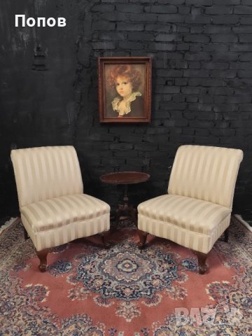 Чифт италиански кресла, снимка 4 - Дивани и мека мебел - 52355121