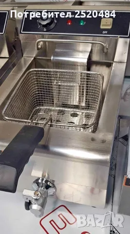 Професионален електрически фритюрник с кран 8л. Неръждаема стомана! 2 Модела! ТОП Цена 300лв/153,39€, снимка 4 - Обзавеждане на кухня - 48555469