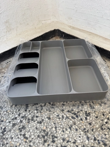 Органайзер за Прибори Joseph Joseph DrawerStore Compact, Сив, Вилици, Лъжици, Ножове!