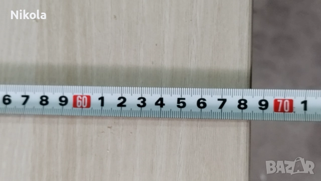 Бюро голямо - офис маса с метални крака 180/68,5/73,5см, снимка 3 - Работни маси и бюра - 52102443