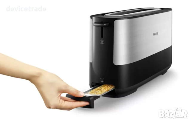 Тостер за дълги филийки Philips HD2692/90 Viva, снимка 4 - Тостери - 51110646