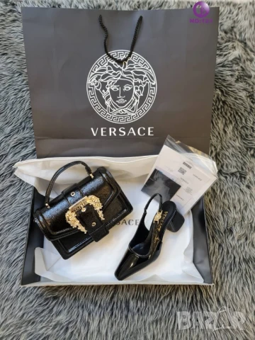 обувки на ток versace , снимка 10 - Дамски обувки на ток - 51307138