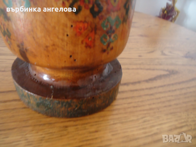 Стар дървен съд , снимка 4 - Антикварни и старинни предмети - 36414233