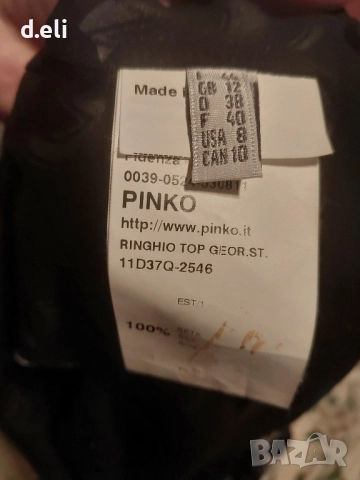 Pinko и Liu.Jo Milano Size M Два топа от Коприна, снимка 5 - Корсети, бюстиета, топове - 51314204