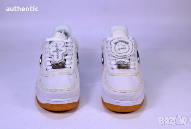 Nike Air Force 1 Travis Scott Sail Мъжки Дамски Маратонки, снимка 7 - Маратонки - 34961178