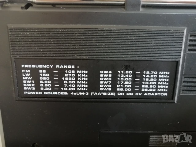 Радиоприемник FM/LW/MW/SW INTERNATIONAL , снимка 7 - Радиокасетофони, транзистори - 50672261