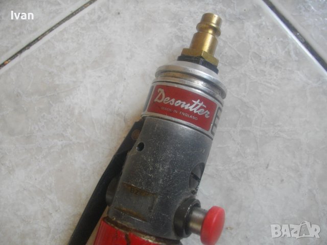 Made in England-Пневматична Отвертка-Desontter-Професионална-Висок Клас-285мм-6 мм Глава-Отлична-Анг, снимка 7 - Отвертки - 37305789