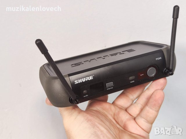 Shure PGX4 P6 /702 - 720 MHz/ mic receiver - приемник за безжичен микофон, снимка 1 - Микрофони - 35238021