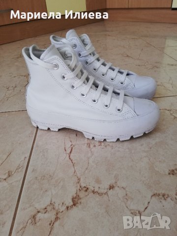 дамски кожени кецове CONVERSE, снимка 5 - Маратонки - 43468354
