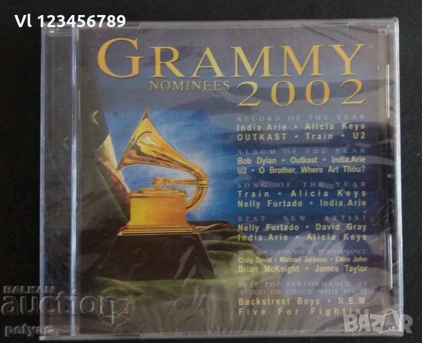СД -Grammy Nominees 2002 (Награди Грами 2002), снимка 1 - CD дискове - 27695042