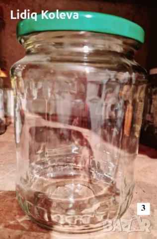 Буркани на винт с капачки, снимка 3 - Буркани, бутилки и капачки - 48438365