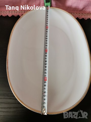 Голямо порцеланово плато , снимка 3 - Аксесоари за кухня - 38501258