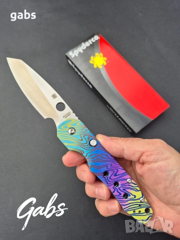 Сгъваем нож Spyderco C240 Smock, снимка 11 - Ножове - 53476640