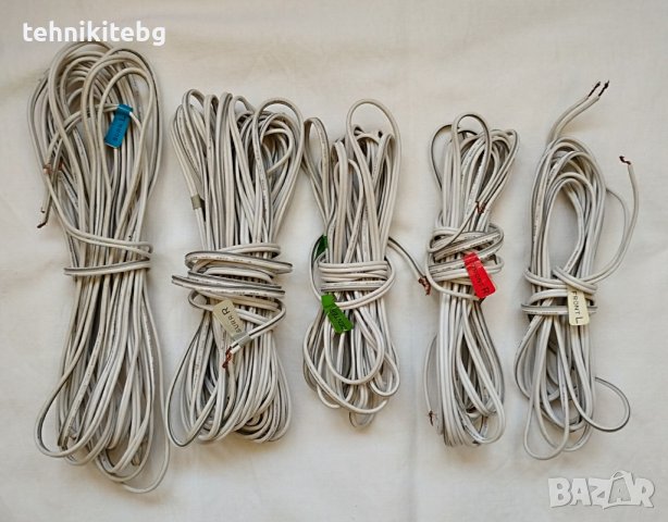 5 броя дълги кабели от съраунд тонколони