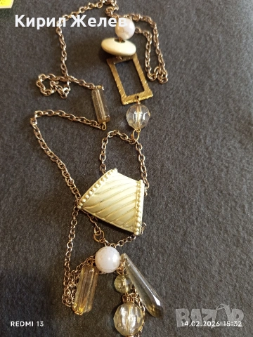 Колие БОХО ШИК винтидж стил подходящ акцент към Арт облекло 43281, снимка 5 - Колиета, медальони, синджири - 53476195