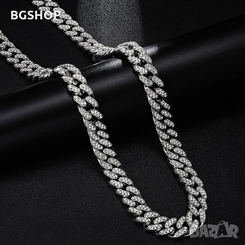 Хип-хоп ланец / Hip-Hop chain Bling Bling - Silver