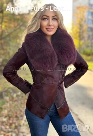 Дамски палта и якета от естествена кожа, снимка 18 - Палта, манта - 52315382
