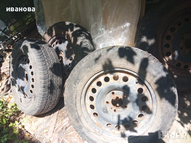 Джанти с гуми за Опел  за пет болта, снимка 2 - Части - 51540355