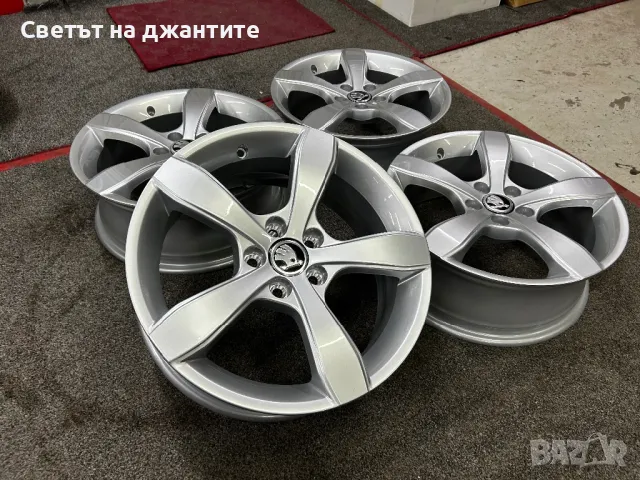Джанти 15 Цола 5х100 VW Polo Golf 4 Skoda Fabia Rapid Roomster Audi A1 A3 Seat Ibiza Нови Оригинални, снимка 4 - Гуми и джанти - 48267238