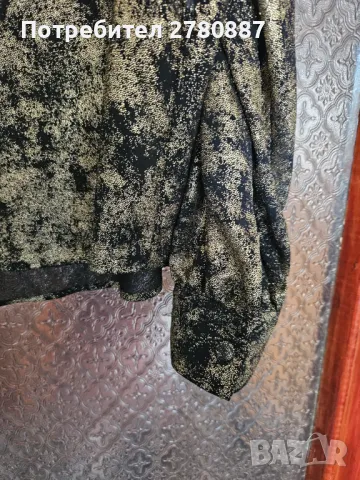 Zara златиста блуза размер М , снимка 6 - Блузи с дълъг ръкав и пуловери - 49545418
